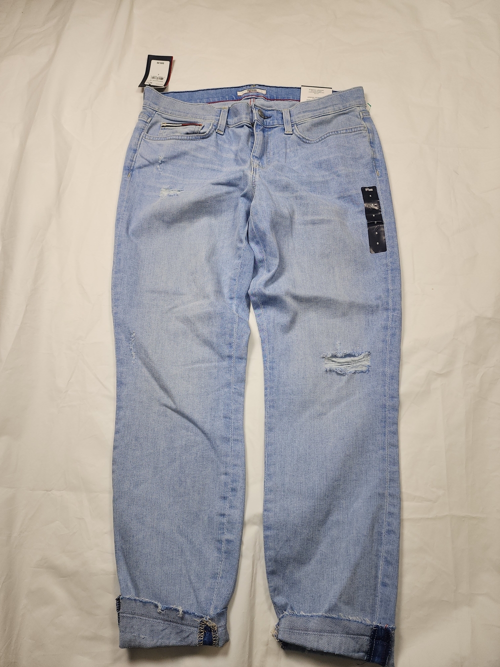 Tommy Hilfiger Women's Stretch Legging Blue Size 8w / 30in New!!!!....